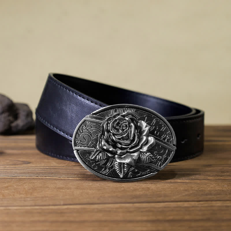 3 Colors printed letter leather belt
