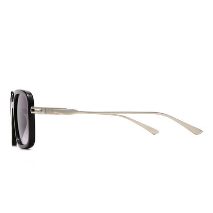 Wooden leg aviator multi-color sunglasses 2058