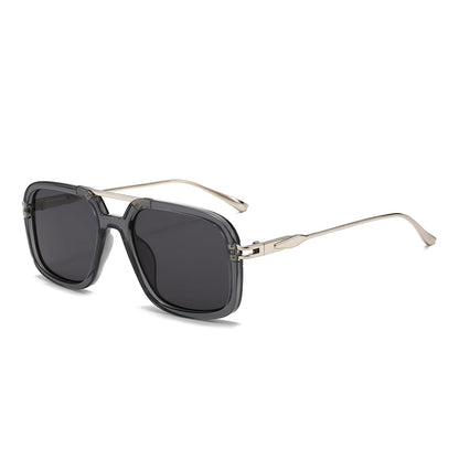 Wooden leg aviator multi-color sunglasses 2058