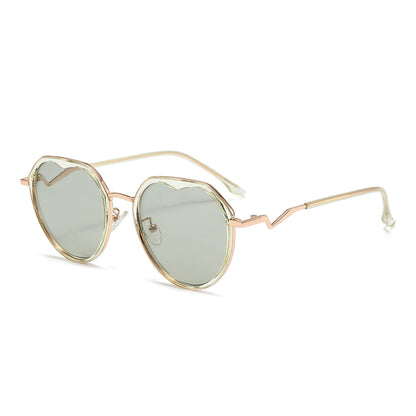 5 Colors Cool Fashion Diamond-cut Framed Sunglasses 2323